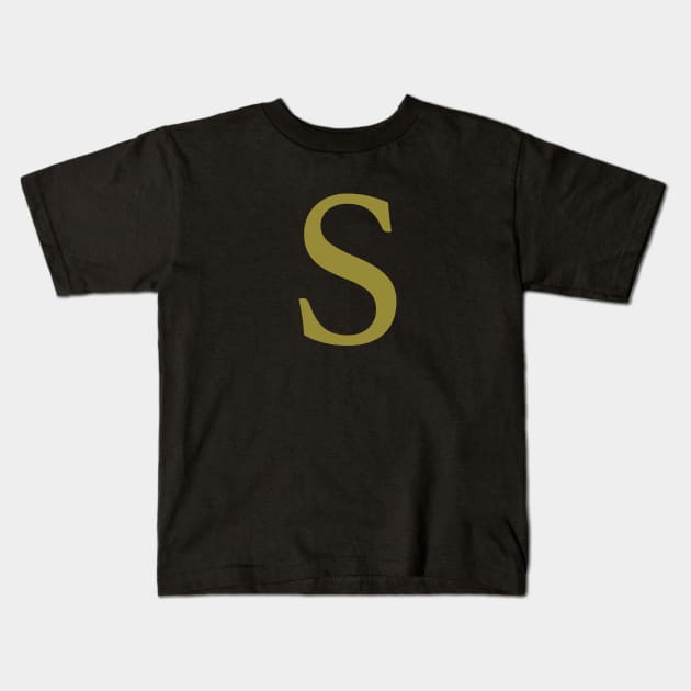 S letter Kids T-Shirt by harrypottervids